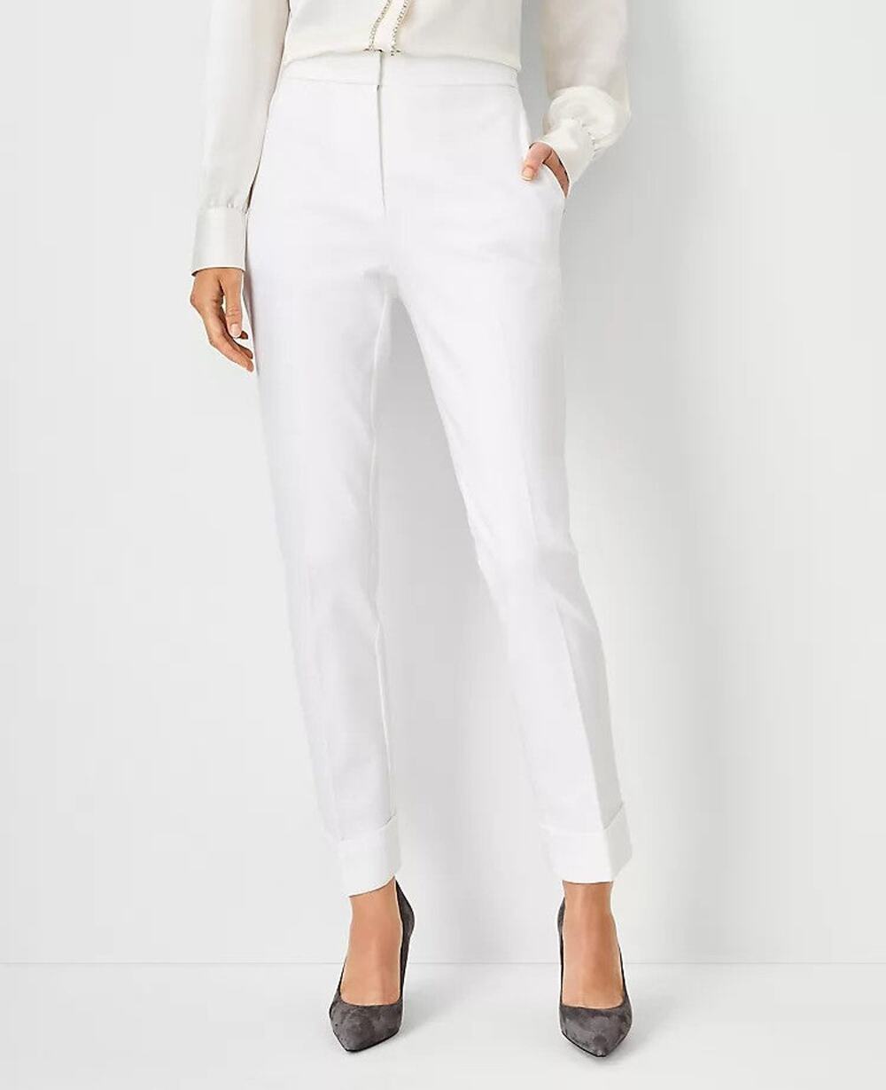 Ann Taylor The High Rise Eva Ankle Pant - 12